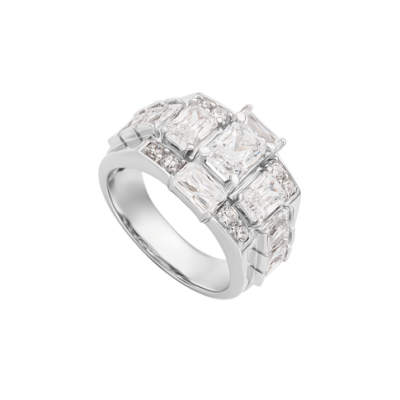 Nhẫn Nam Vàng 10K đính đá ECZ