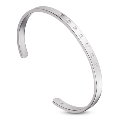 Vòng tay nam bạc chữ Forever