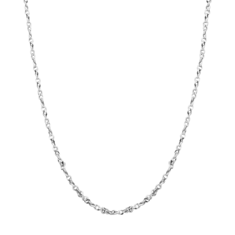 Dây chuyền vàng trắng ý 18k 0010