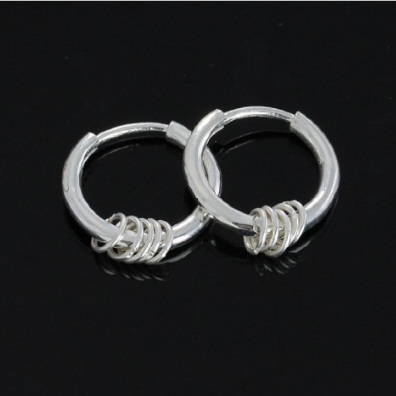 Bông tai nam khoen tròn